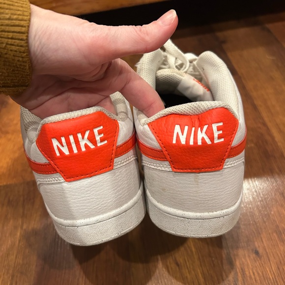 Nike Court Vision Mens Red White Low Size 12 Casual Sneakers - Picture 4 of 7